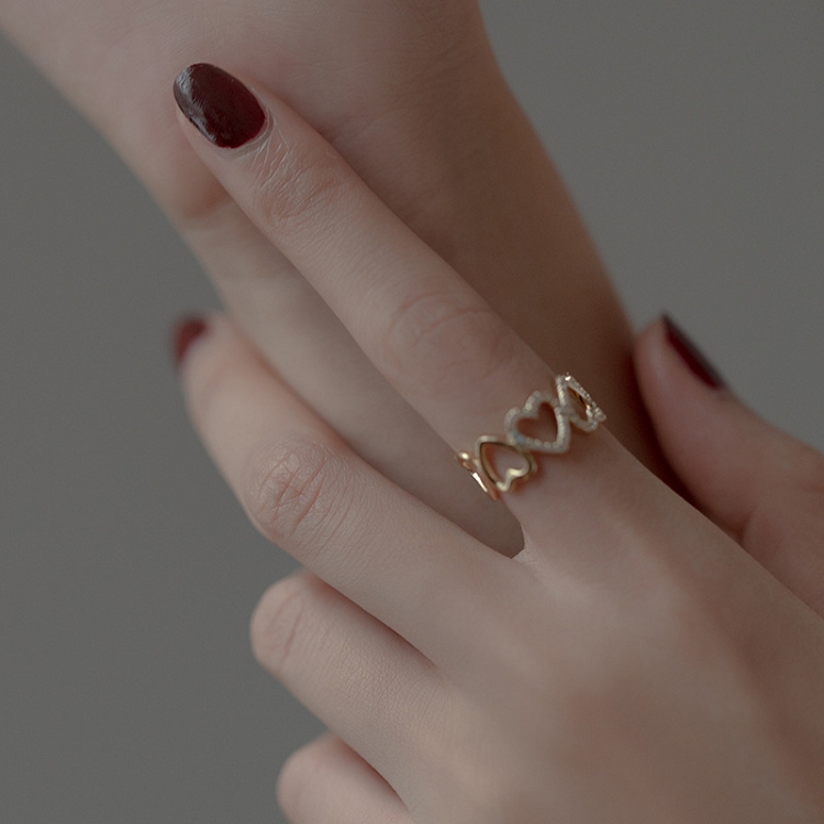 Leaf Pearl Index Finger Ring