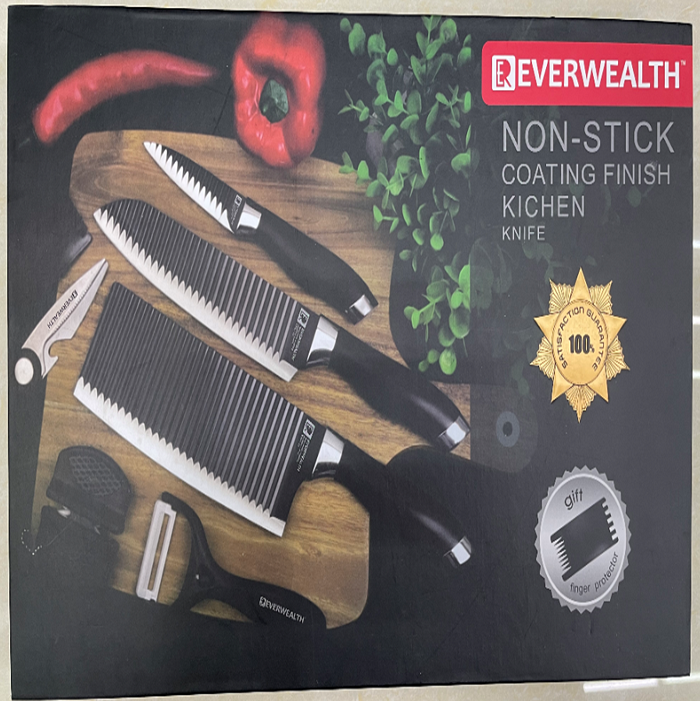 Buy Everwealth Most Popular 7pcs Non-stick Blade Stainless Steel