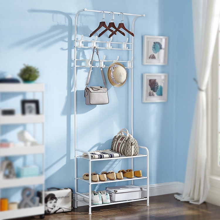 4 Tier Shoe Rack Multi Tier Foldable Shoe Organizer Rack Storage Standing  narrow slit Shoe Shelf