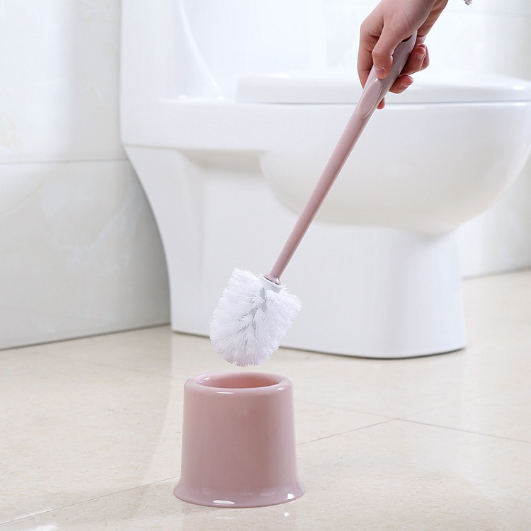 Toilet Brush With Long Handle For Bathroom Cleaning With Soft Bristles