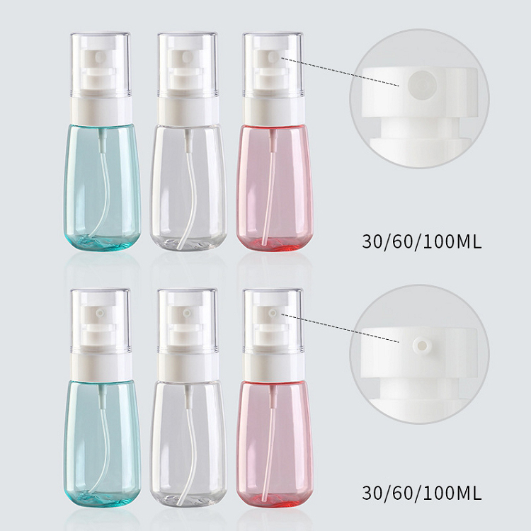 Clear Empty Mini Mister Spray Bottles Travel Bottle Set Spray Lotion Empty  Bottle Portable Storage For Travel Vacation