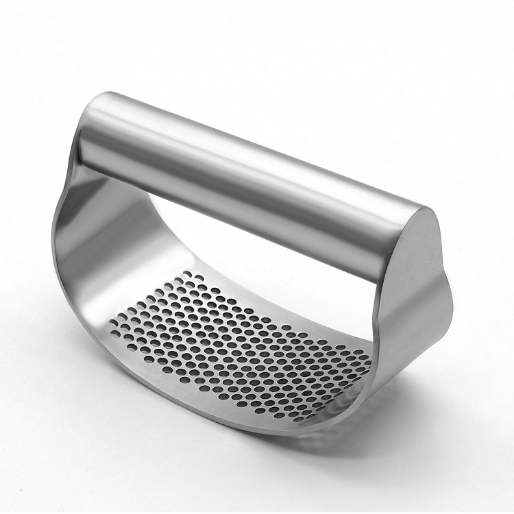 Stainless Steel Garlic Press Manual Ring Garlic Masher, Garlic