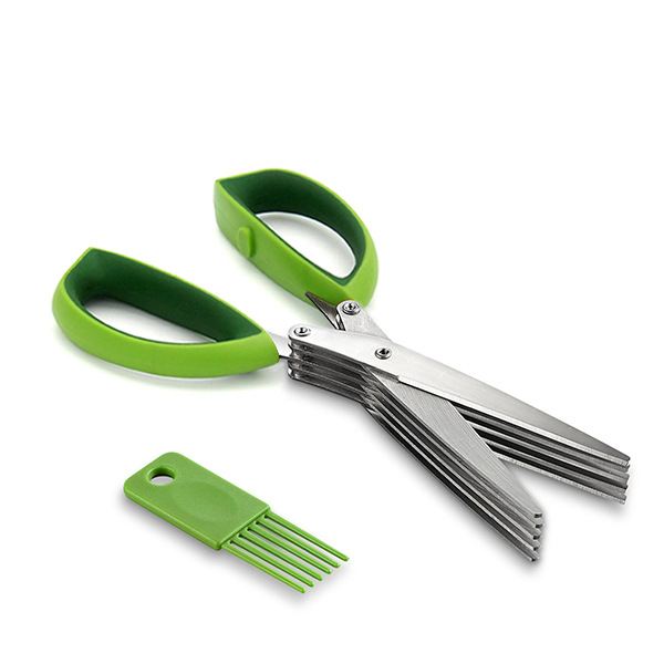 Multi-Layer Scissor Stainless Steel Kitchen Scissor Green Onion