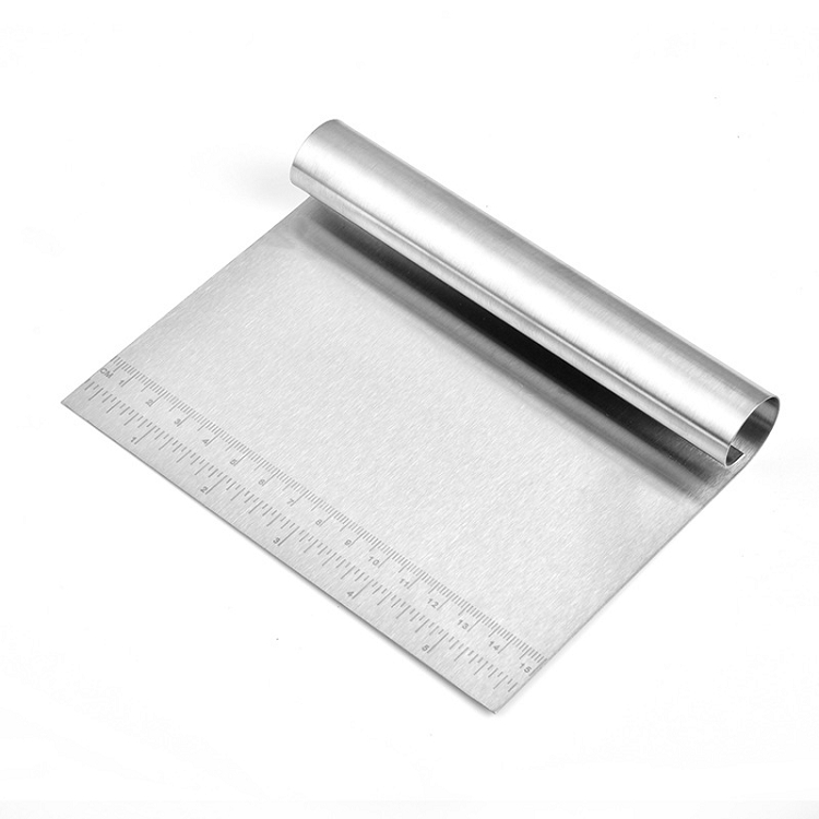 Stainless Steel Dough Scraper Cutter Baking Pastry Spatulas Pizza