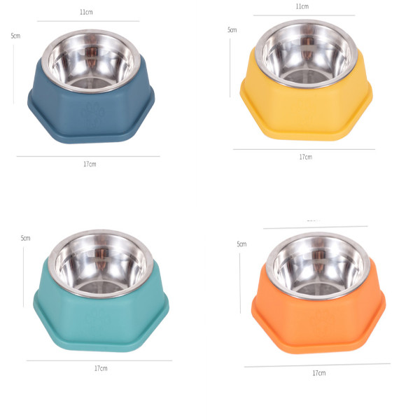 Wholesale Hot sale 30 cm big size non-slip dog bowl pet bowl cat bowl  stainless steel pet food drinking dishes From m.